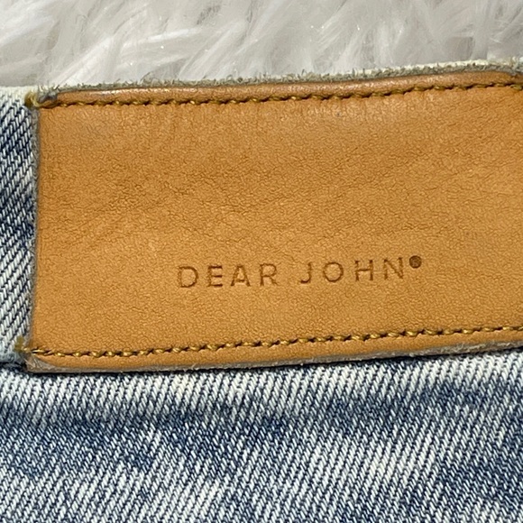 Dear John Light Blue Flare Distressed Jeans JEANNE WOMENS SIZE 29 - Picture 7 of 9